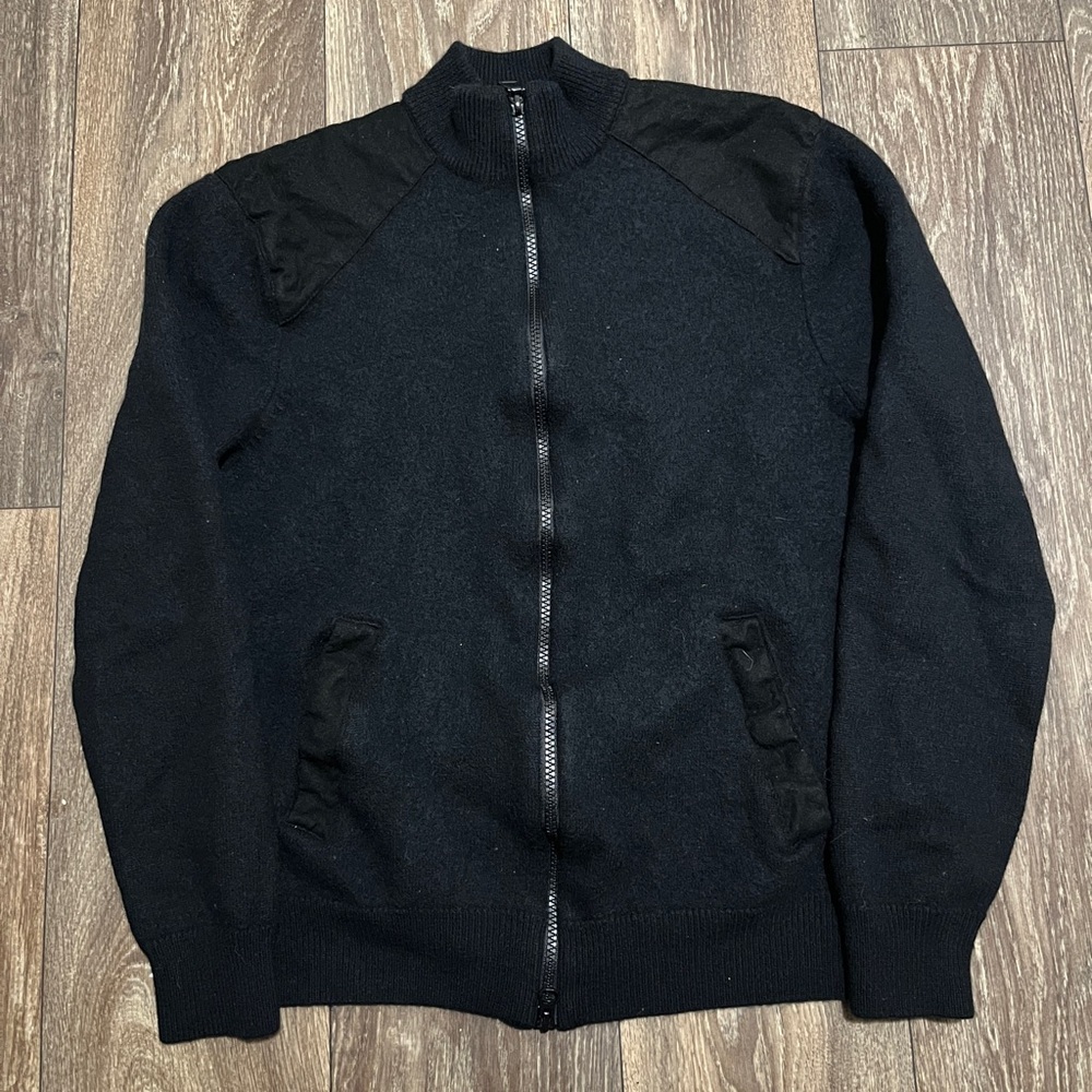 Givenchy 100% Wool Zip Up Bomber Jacket